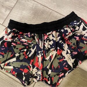 lululemon athletica Black and Red Athletic Shorts